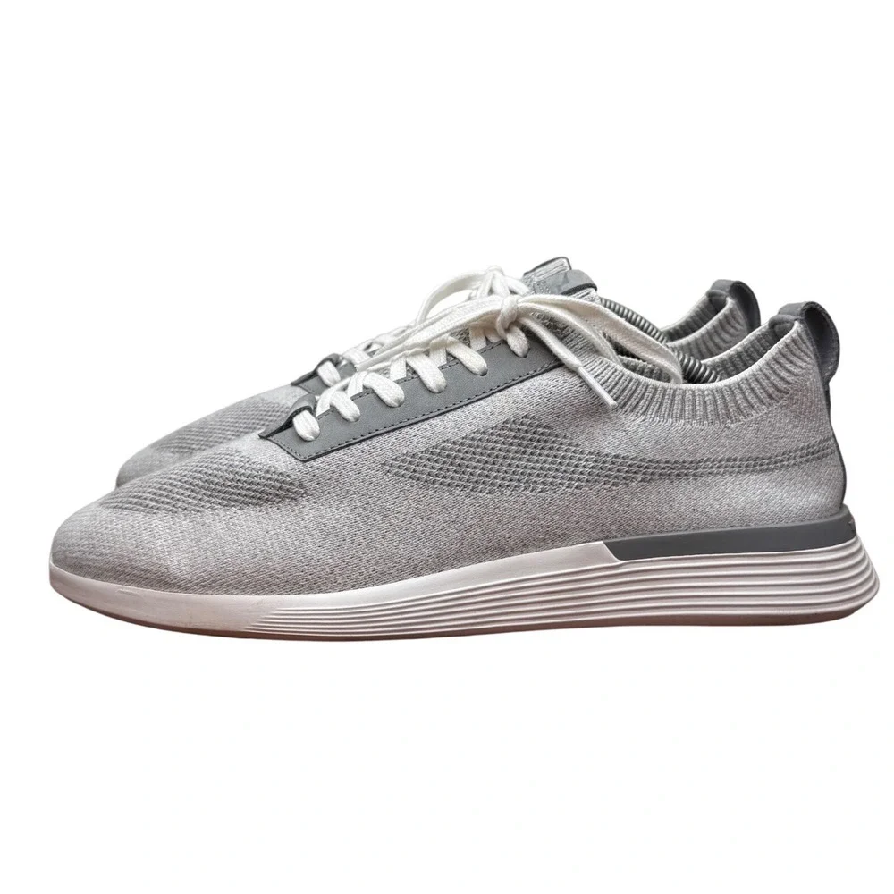 Wolf & Shepherd SwiftKnit Derby Mens Size 11 Mist Grey Knit Hybrid Sneakers